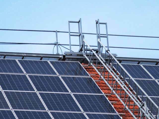 Sol Paneler för Terrasserade Tak